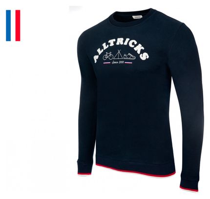Alltricks Sport d&#39;Epoque Sweatshirt Blue / White