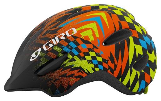 Giro Scamp Kinderhelm Schwarz Multicolor