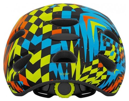 Giro Scamp Kinderhelm Schwarz Multicolor