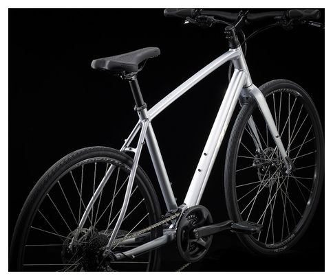 Vélo Fitness Trek FX 2 Disc Shimano Acera/Altus 9V 700 mm Gris Quicksilver 2023