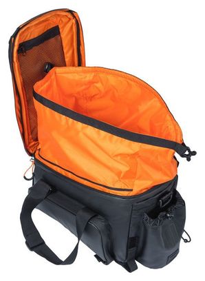 Sacoche de Porte-Bagage Basil Miles Tarpaulin Trunkbag XL Pro 36L Noir Orange