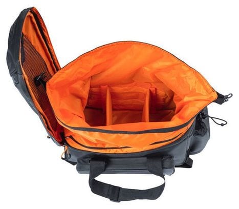 Sacoche de Porte-Bagage Basil Miles Tarpaulin Trunkbag XL Pro 36L Noir Orange