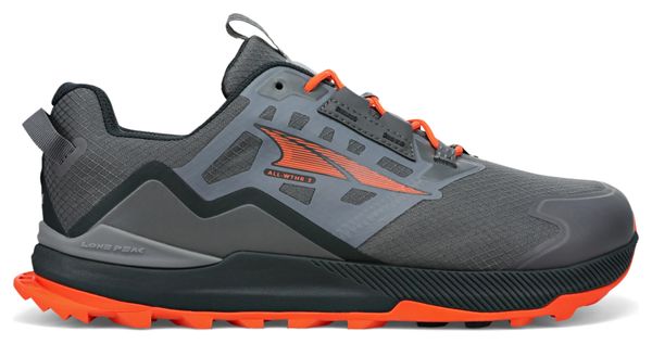 Altra Lone Peak Low All Weather 2 Wandelschoenen Grijs Oranje