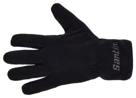 Gants Longs Unisexe Santini Pile Noir