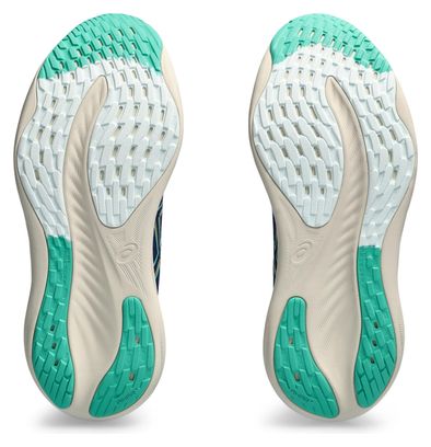 Chaussures de Running Femme Asics Gel Nimbus 26 Bleu Vert