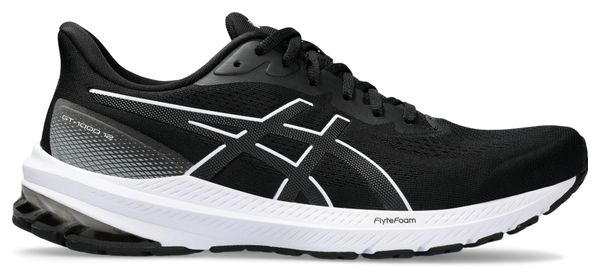 Asics GT-1000 12 Running Shoes Black White Men's