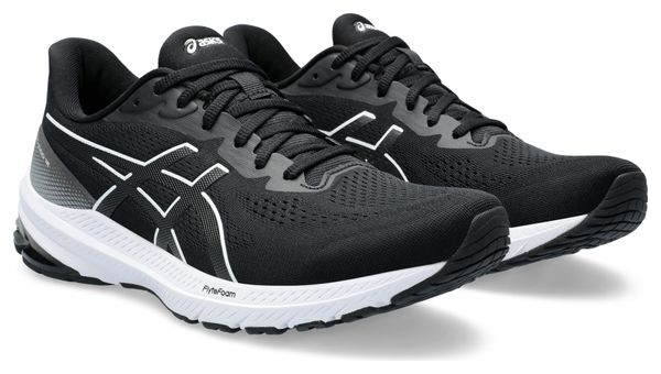 Asics GT-1000 12 Running Shoes Black White Men's