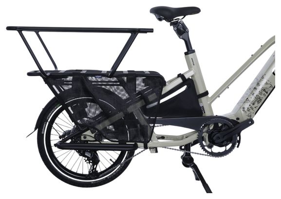 Vélo Cargo Longtail Électrique O2 Feel Equo Cargo Adventure 5.1 Shimano Cues 9V 720 Wh 20/26'' Beige Pack Family