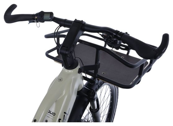 Vélo Cargo Longtail Électrique O2 Feel Equo Cargo Adventure 5.1 Shimano Cues 9V 720 Wh 20/26'' Beige Pack Family