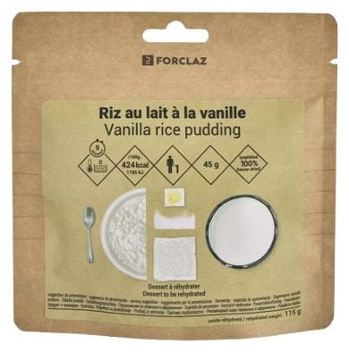 Freeze-dried dessert Decathlon Nutrition Rice Milk Vanilla 45g