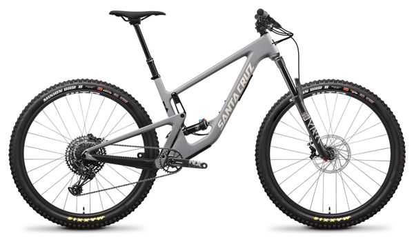 Mountain Bike Full Suspension Santa Cruz Hightower C 29 &#39;&#39; Sram NX Eagle 12V Smoke Grey e Ivory 2021