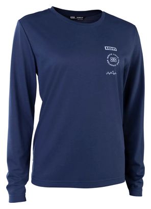 Maillot MTB manga larga mujer ION Ionic DR Azul