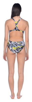 Swimsuit One Piece Woman ARENA 3D Shattered Booster Multi-colors