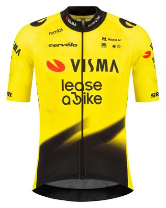 Maillot de manga corta Team Visma | Lease a Bike Amarillo 2026 para niño