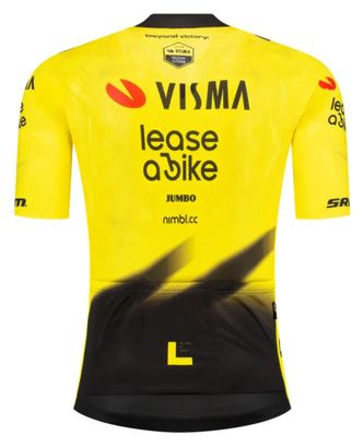 Maillot de manga corta Team Visma | Lease a Bike Amarillo 2026 para niño