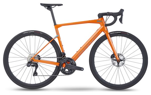 BMC Roadmachine One Road Bike Shimano Ultegra Di2 12S 700 mm Apricot Orange 2023