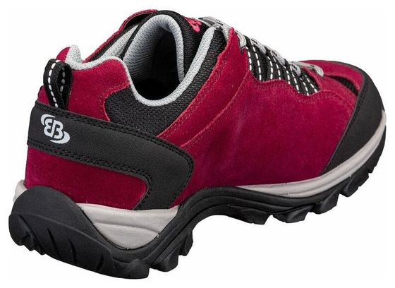 Chaussures de randonnée Brütting pour femme Mount bona Low-Bordeaux-Rouge