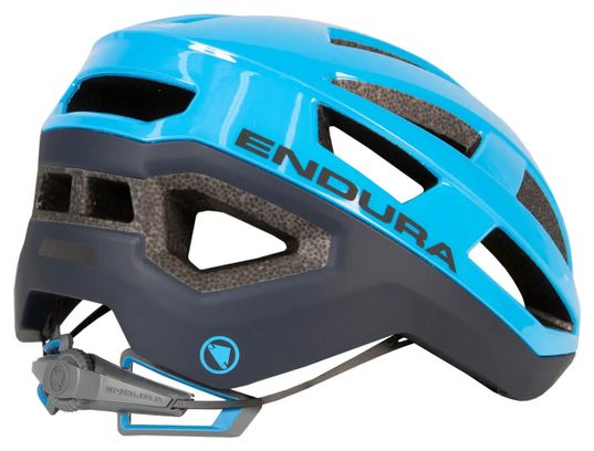Endura Helm FS260-Pro II Hi-Viz Blau