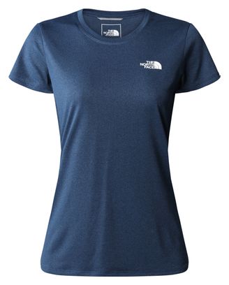 Camiseta The North Face Reaxion Amp Crew para mujer, azul