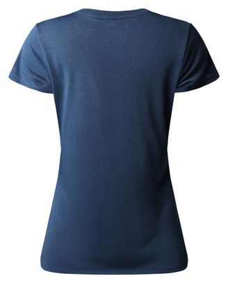 Camiseta The North Face Reaxion Amp Crew para mujer, azul