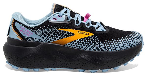 Brooks Caldera 6 Women's Trail Running Shoes Black Blue Yellow