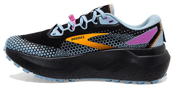 Chaussures de Trail Running Femme Brooks Caldera 6 Noir Bleu Jaune
