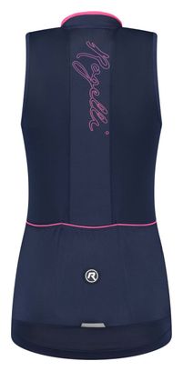 Maillot Sans Manches Velo Rogelli Essential Femme Bleu/Rose