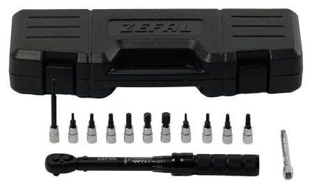 Zéfal Z Torque Wrench 2–24 Nm - 1/4'' + 10 Sockets