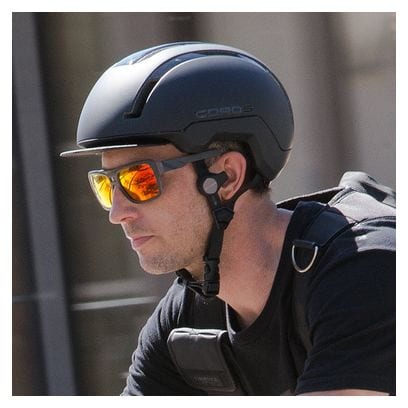 Coros Urban SafeSound Smart Helm Zwart