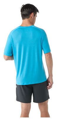 T-Shirt SmartWool Active Ultralite Short Sleeve Bleu Homme
