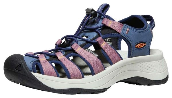 Sandalias de senderismo Keen Astoria West para mujer, rosa / azul