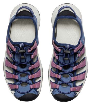 Sandalias de senderismo Keen Astoria West para mujer, rosa / azul