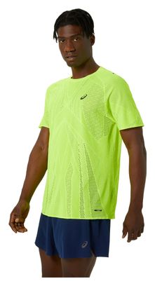 Maillot manches courtes Asics Metarun Jaune Homme