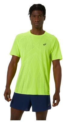 Asics Metarun Jaune Homme short sleeve jersey