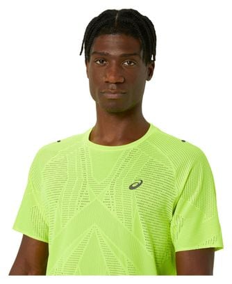 Asics Metarun Jersey met korte mouwen Geel Heren