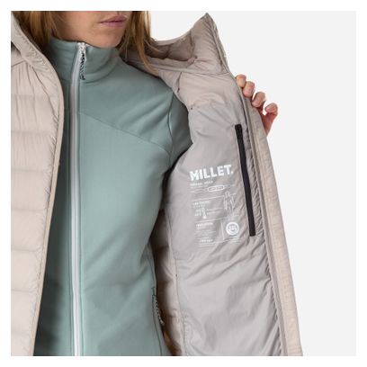 Millet Evole 700 Hooded Down Jacket, Beige, Women's