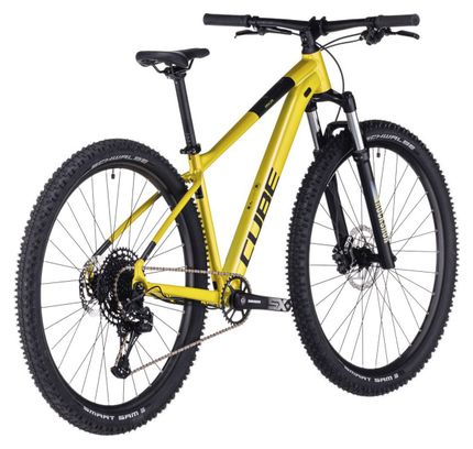 VTT Semi-Rigide Cube Analog Sram SX Eagle 12V 29'' Vert Jaune Lime