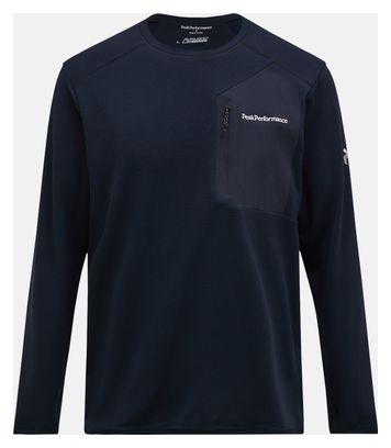 Pull Peak Performance Freelight Polartec Power Grid Noir Homme