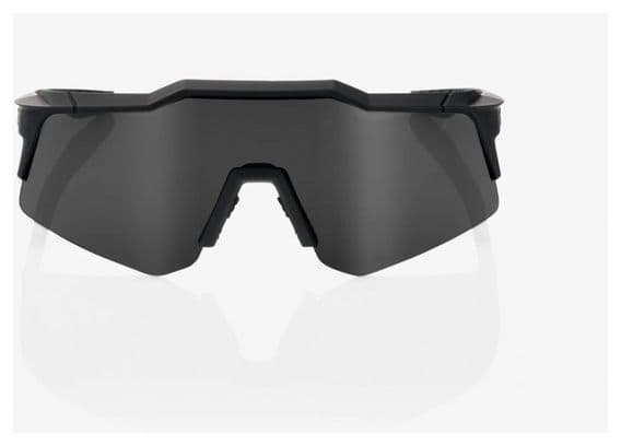 Lunettes 100% Speedcraft XS - Soft Tact Noir- Verres Fumés