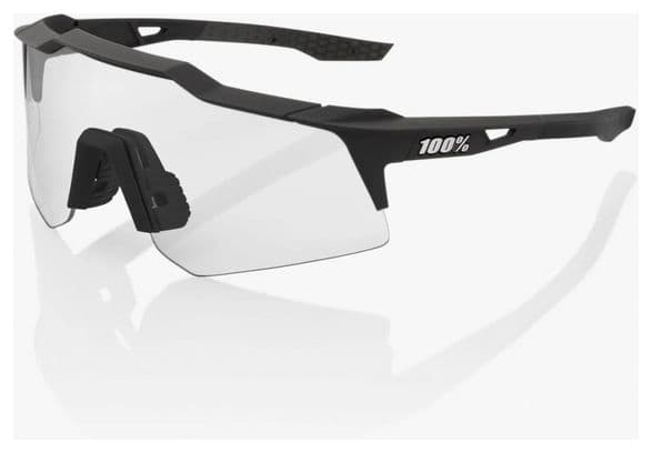 Lunettes 100% Speedcraft XS - Soft Tact Noir- Verres Fumés