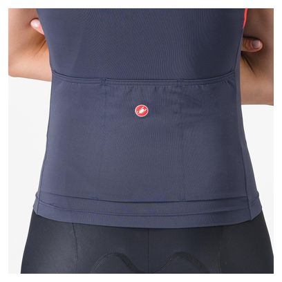Dames Castelli Sole Top Blauw Rood