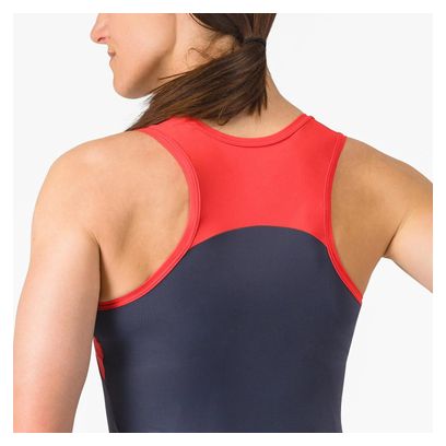 Dames Castelli Sole Top Blauw Rood