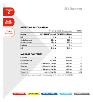 NamedSport Energy Drink Isonam Energy 480g Limón
