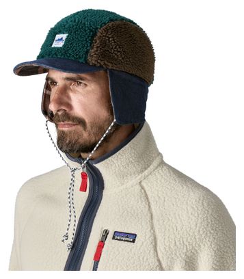 Casquette Unisexe Patagonia Range Earflap Vert/Marron