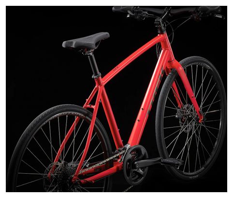 Bicicleta de fitness Trek FX 2 Disc Shimano Acera/Altus 9S 700 mm Satin Viper Red 2023