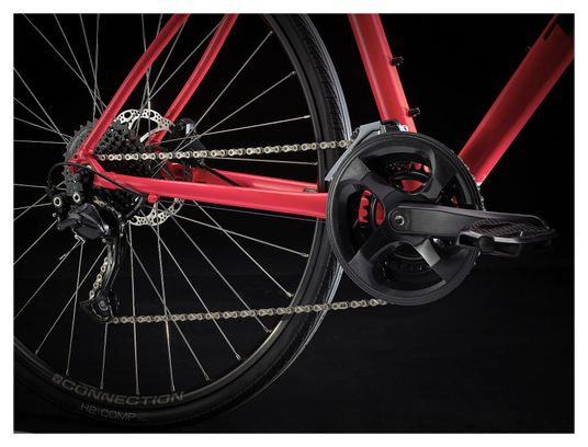 Vélo Fitness Trek FX 2 Disc Shimano Acera/Altus 9V 700 mm Rouge Viper 2023