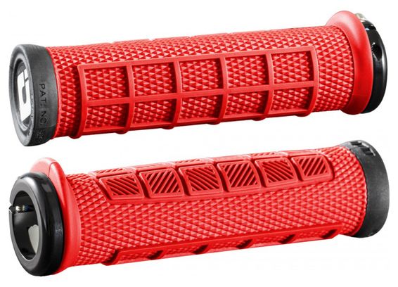 ODI ELITE PRO LOCK-ON Grips Red Black