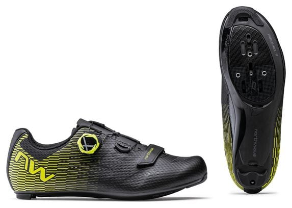 Northwave Storm Carbon 2 Road Shoes Black/Yellow