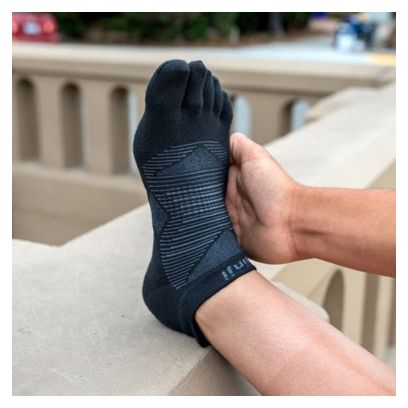 Chaussettes à orteils de running Run Lightweight No-Show Coolmax unisexe