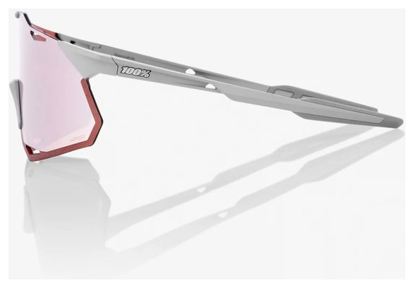 100% Hypercraft XS Gray - HiPER Crimson Mirror Silver Lens